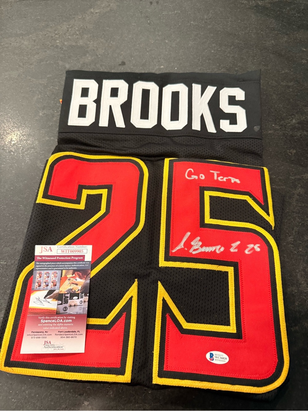 Antoine Brooks Maryland Signed - COA